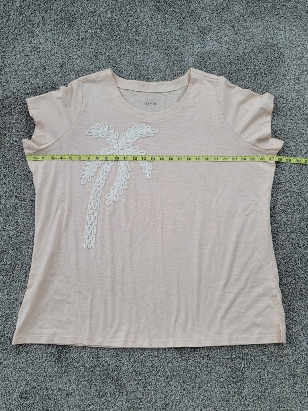 Belle By Kim Gravel Beach Beige / Taupe T-Shirt 2X - Picture 5 of 8
